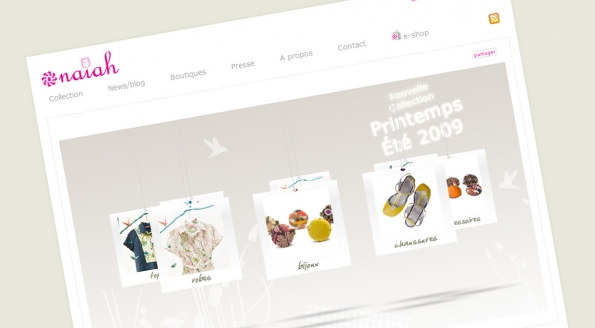 Naiah : site et blog corporate
