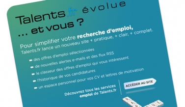Talents.fr : emailing « Talents.fr évolue »