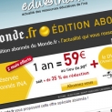 Le Monde.fr : bannière pour emailing INA.fr